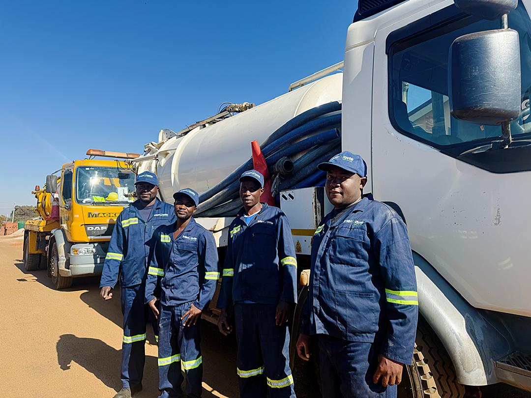 Interwaste Zimbabwe Honeysucker Team & Tanker Harare